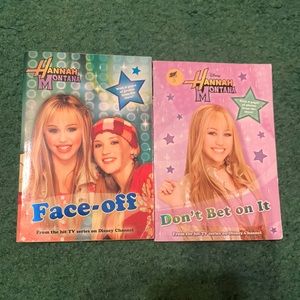 2 Hannah Montana books.  Set of two.